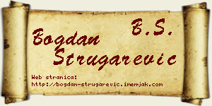 Bogdan Strugarević vizit kartica